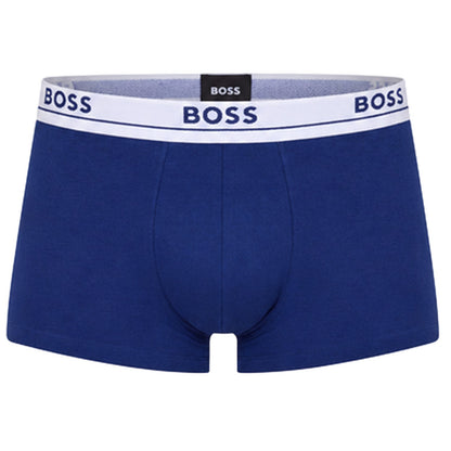 Black-Red-Blue - Back - Boss Mens Cotton Blend Boxer Shorts (Pack of 3)