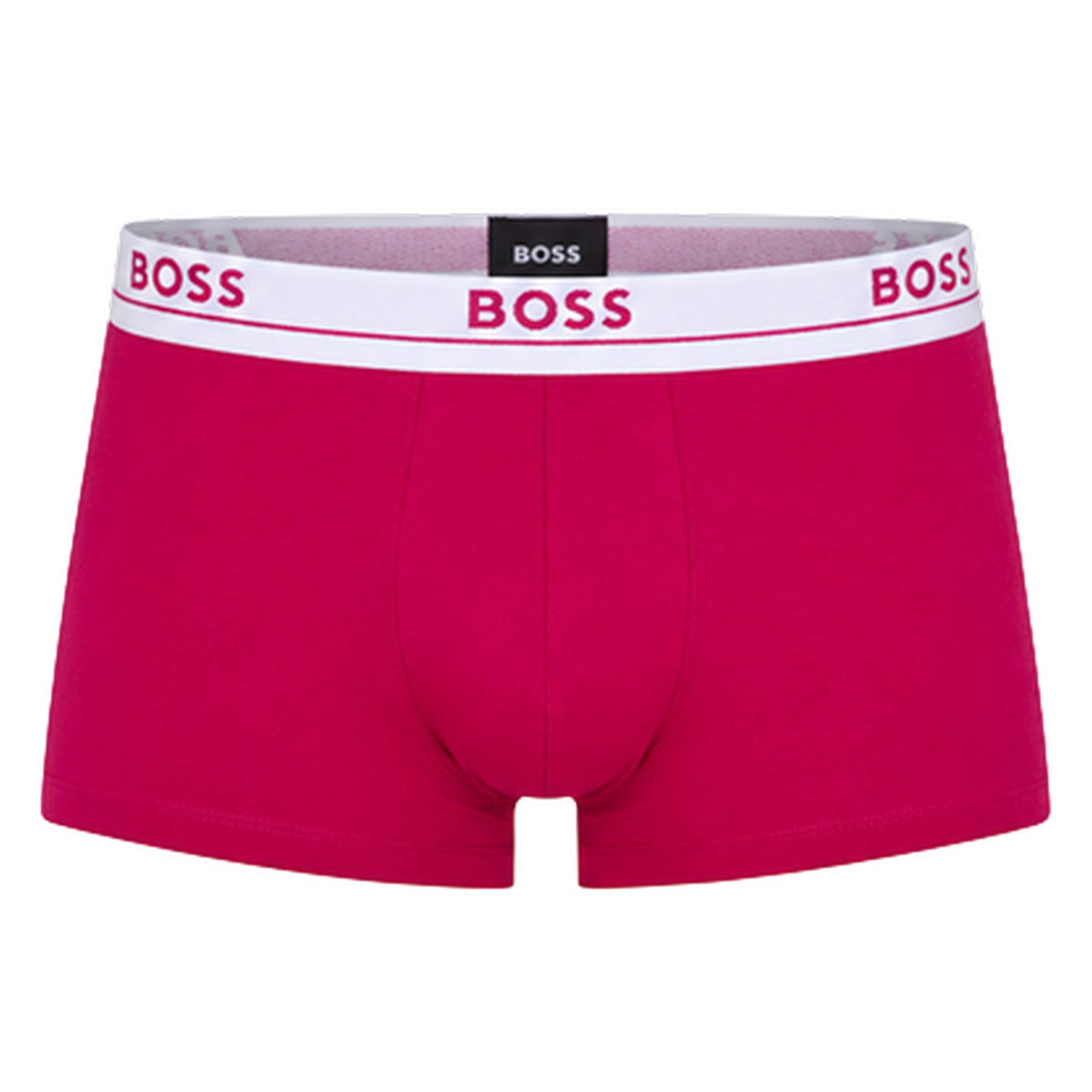 Black-Red-Blue - Side - Boss Mens Cotton Blend Boxer Shorts (Pack of 3)
