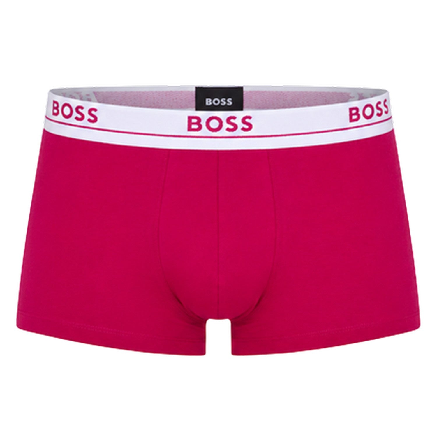 Black-Red-Blue - Side - Boss Mens Cotton Blend Boxer Shorts (Pack of 3)
