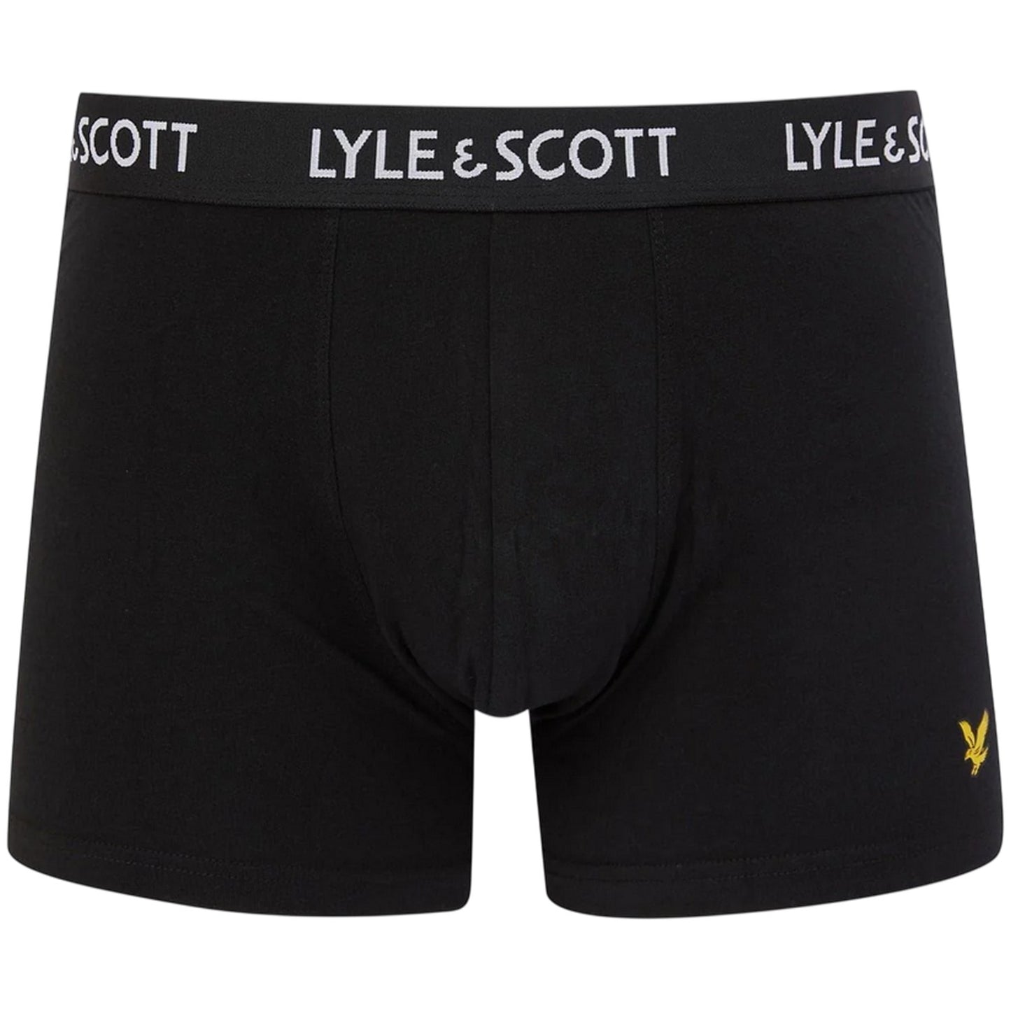 Black - Back - Lyle & Scott Mens Cotton Blend Boxer Shorts (Pack of 5)