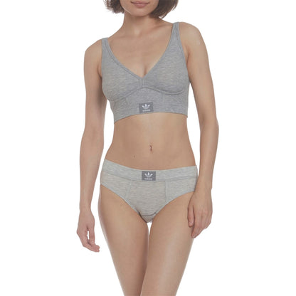 Heather Grey - Lifestyle - Adidas Womens-Ladies Modal Bralette