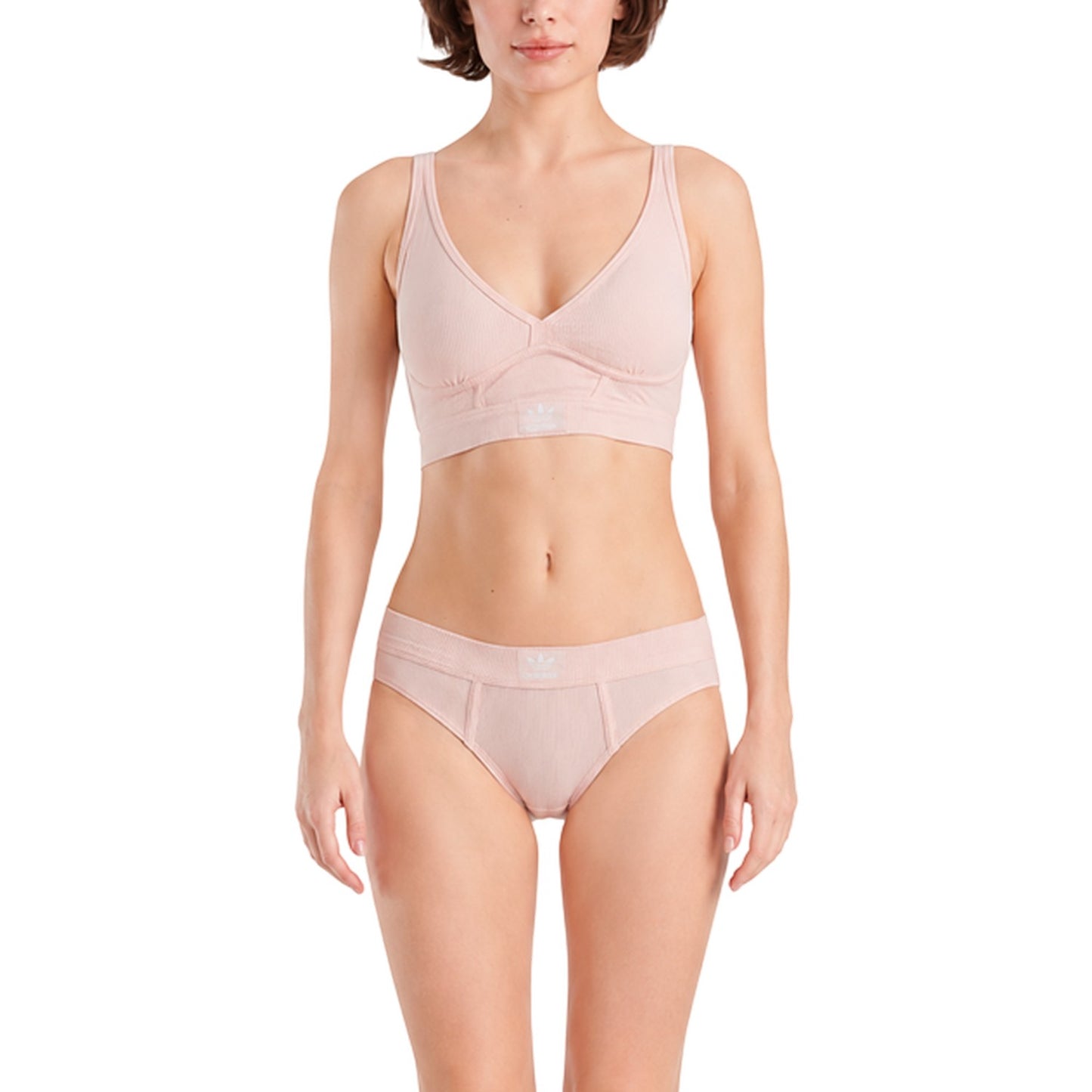 Peach Whip - Front - Adidas Womens-Ladies Modal Bralette