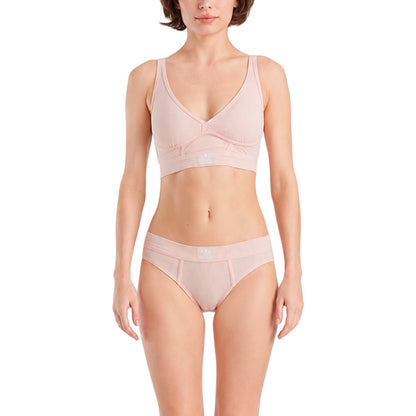 Peach Whip - Front - Adidas Womens-Ladies Modal Bralette