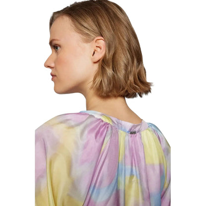 Multicoloured Print - Lifestyle - Boss Womens-Ladies Silk Mini Dress