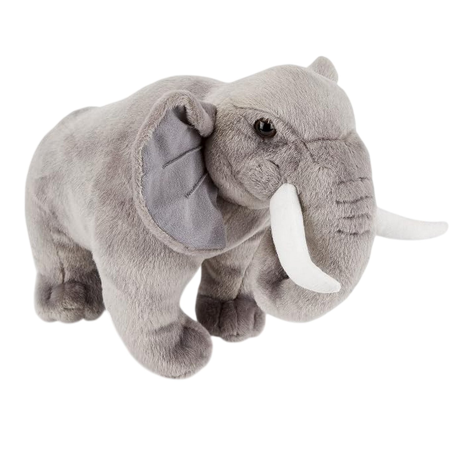 Grey - Back - Zappi Elephant Plush Toy
