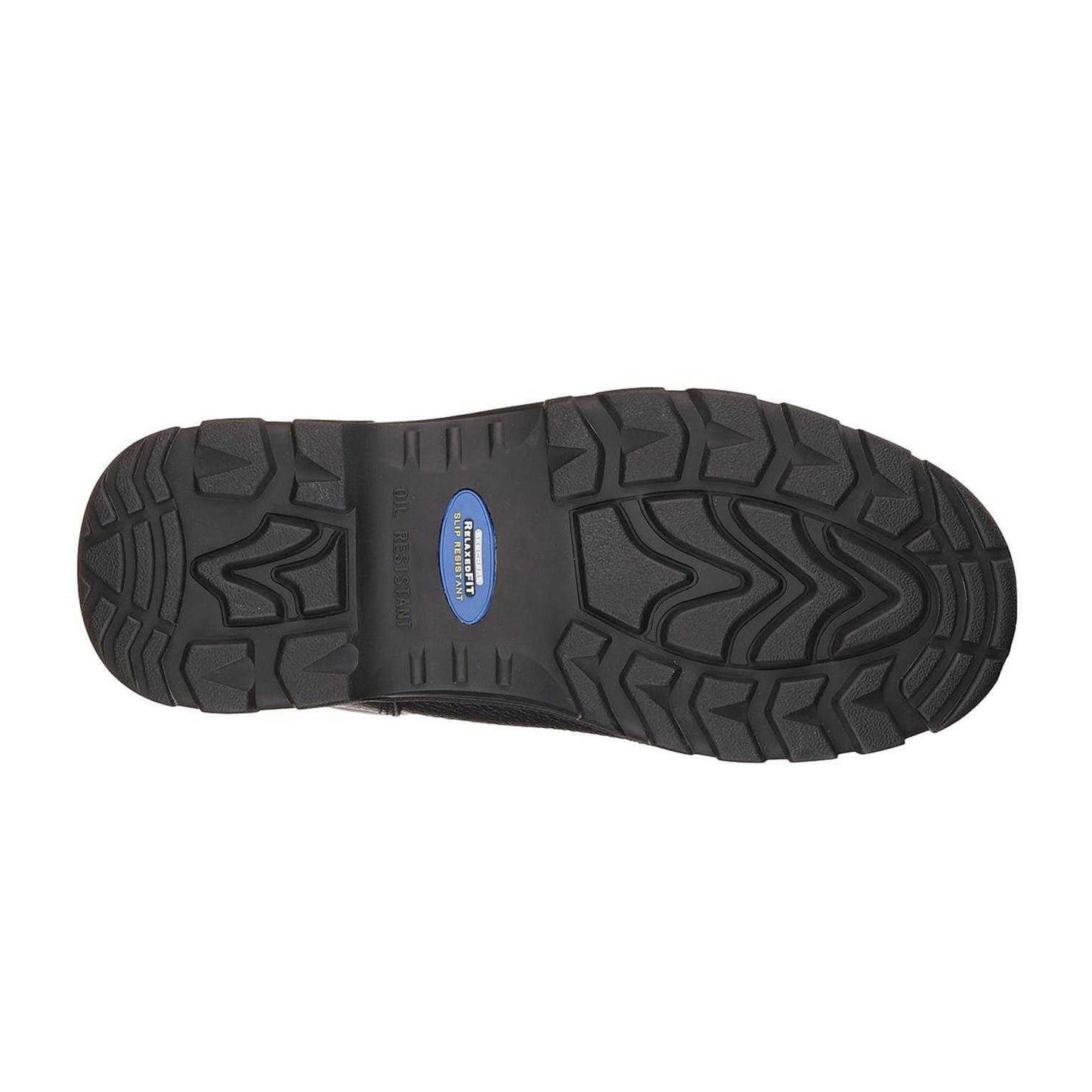 Black - Lifestyle - Skechers Mens Workshire Leather Steel Toe Cap Safety Boots