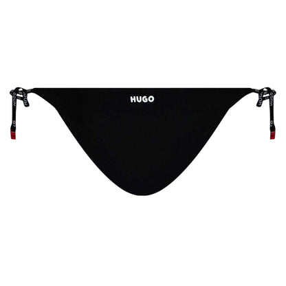 Black - Back - Hugo Womens-Ladies Logo Bikini Bottoms