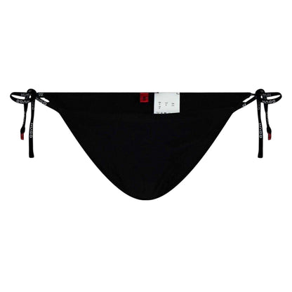 Black - Front - Hugo Womens-Ladies Logo Bikini Bottoms