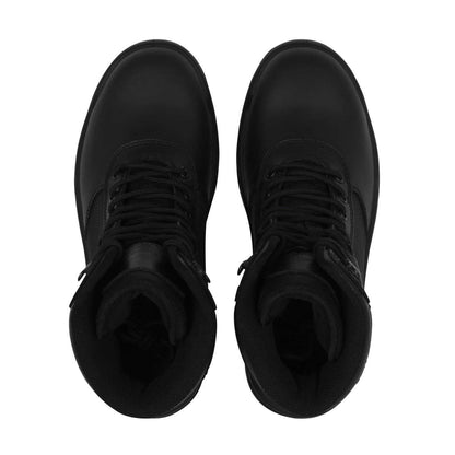 Black - Lifestyle - Dunlop Mens Hudson Leather Safety Boots