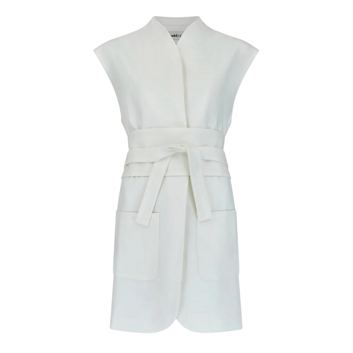 White - Front - Odd Muse Womens-Ladies Om The Ultimate Dress
