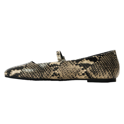 Light Beige - Back - Steve Madden Womens-Ladies Ezri Flat Pumps
