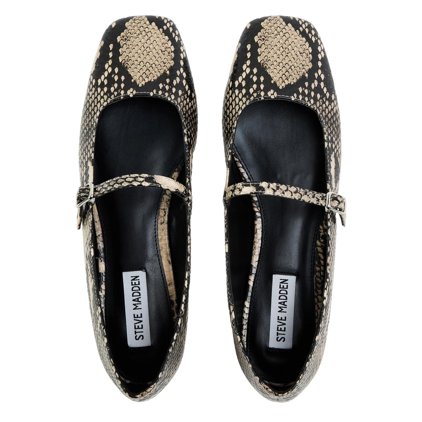 Light Beige - Side - Steve Madden Womens-Ladies Ezri Flat Pumps
