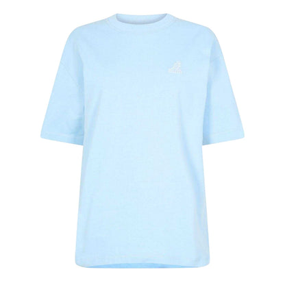 Blue - Front - Kangol Womens-Ladies Logo Oversized T-Shirt