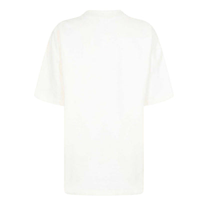 White - Back - Kangol Womens-Ladies Logo Oversized T-Shirt