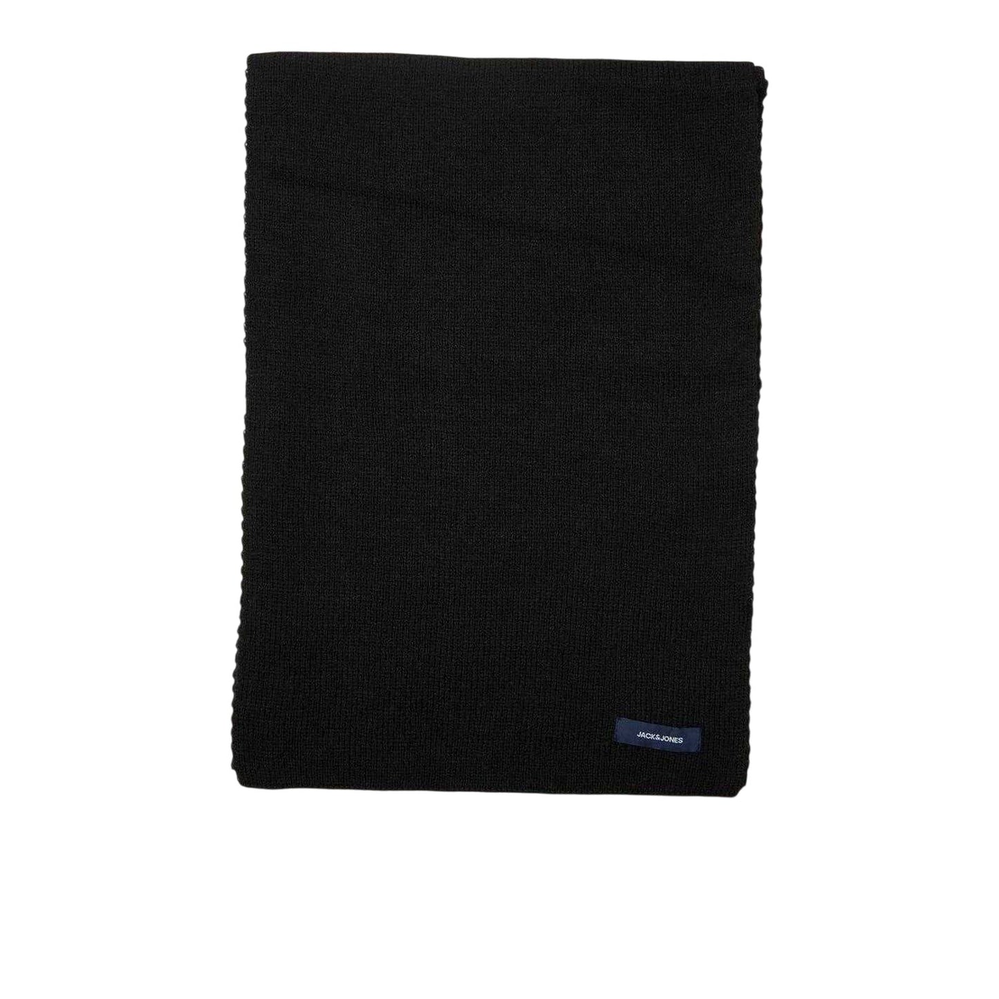 Black - Back - Jack And Jones Jacdna Logo Knitted Scarf