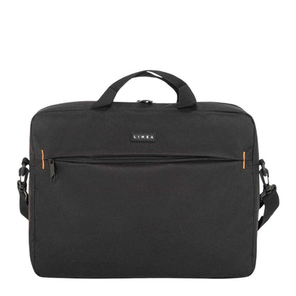 Black - Front - Linea Laptop Bag
