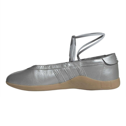 Silver - Side - Adidas Womens-Ladies Originals Taekwondo Mei Low Cut Trainers
