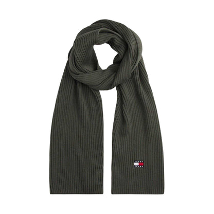 Pewter - Front - Tommy Jeans Unisex Adult Ribbed Scarf