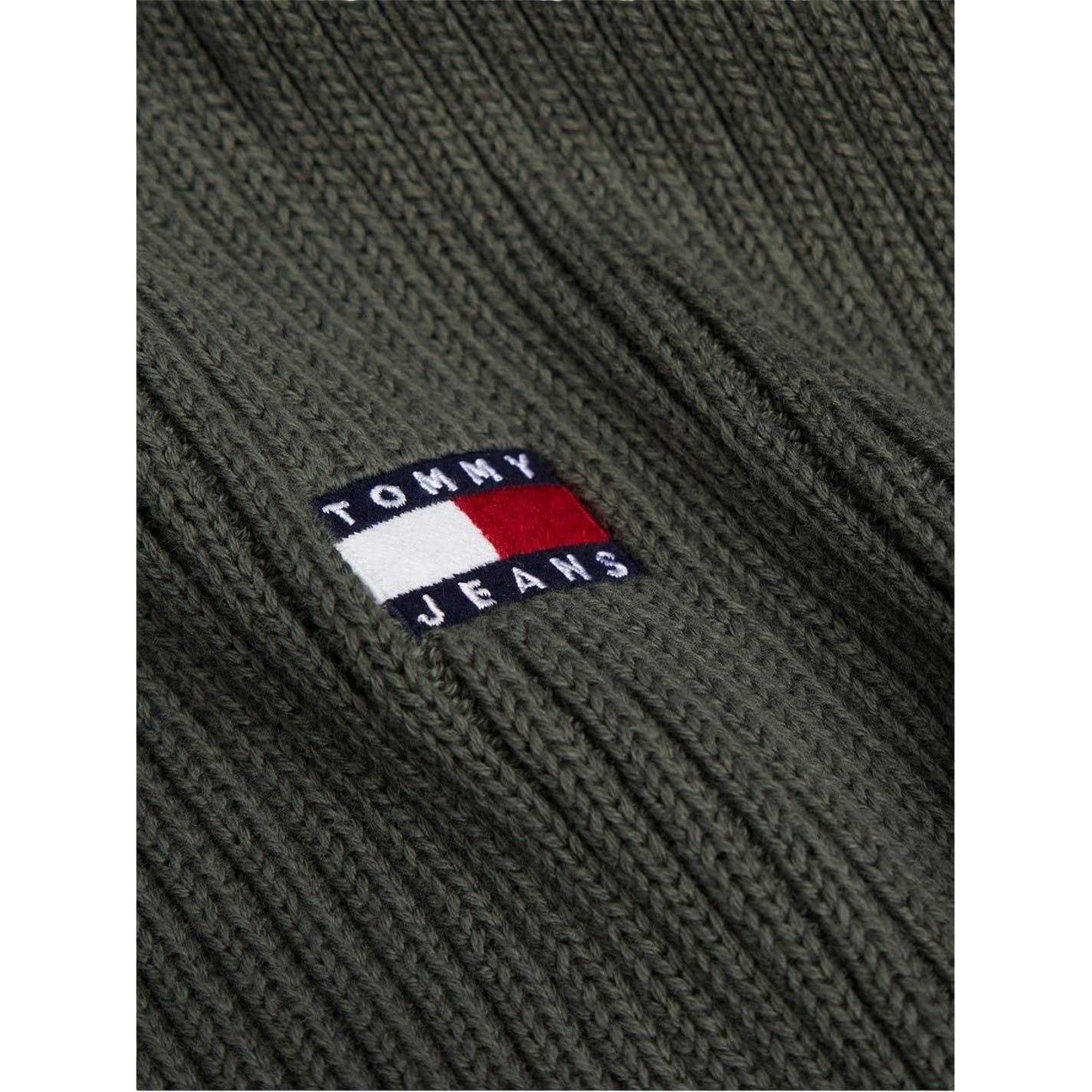 Pewter - Back - Tommy Jeans Unisex Adult Ribbed Scarf