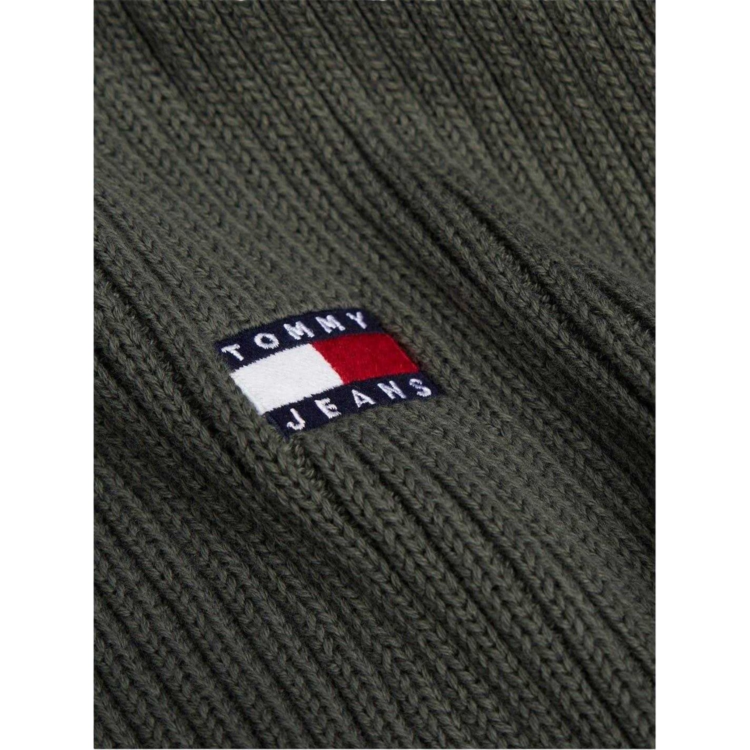 Pewter - Back - Tommy Jeans Unisex Adult Ribbed Scarf