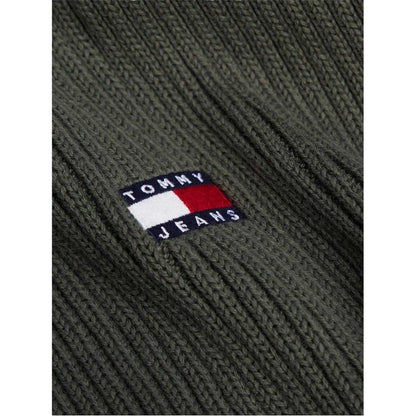 Pewter - Back - Tommy Jeans Unisex Adult Ribbed Scarf