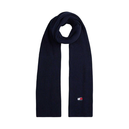Dark Navy - Front - Tommy Jeans Unisex Adult Ribbed Scarf