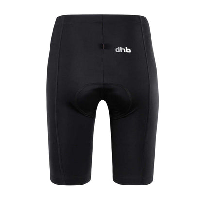Black - Back - dhb Womens-Ladies Cycling Shorts