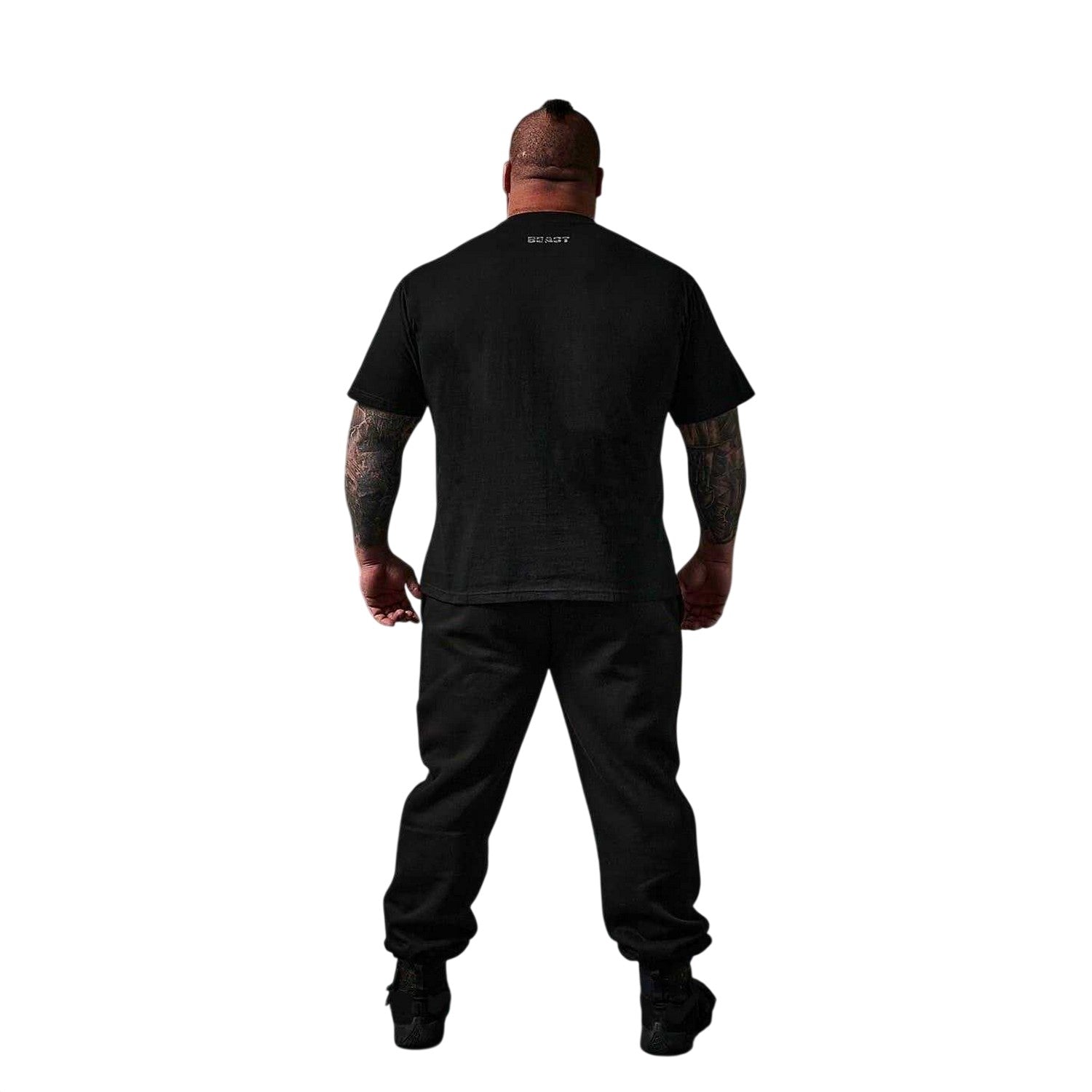 Black - Back - BEAST Mens Core Camo T-Shirt