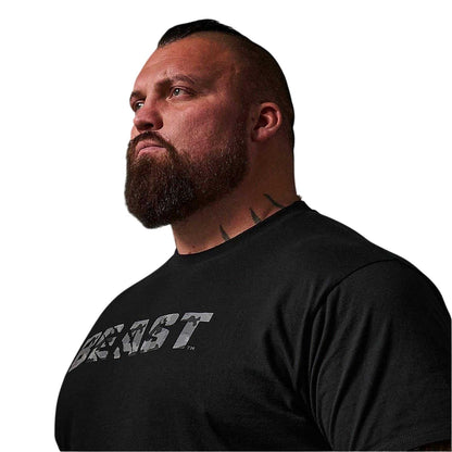 Black - Side - BEAST Mens Core Camo T-Shirt