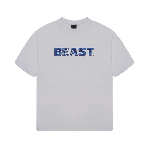 White - Front - BEAST Mens Core Camo T-Shirt