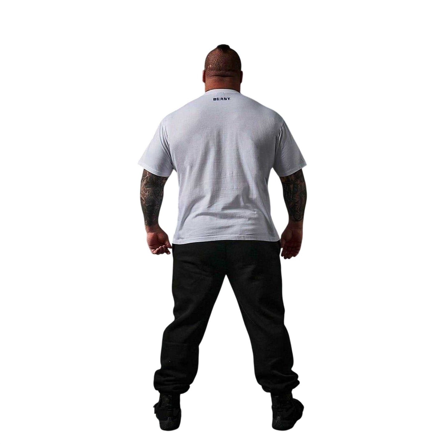 White - Back - BEAST Mens Core Camo T-Shirt