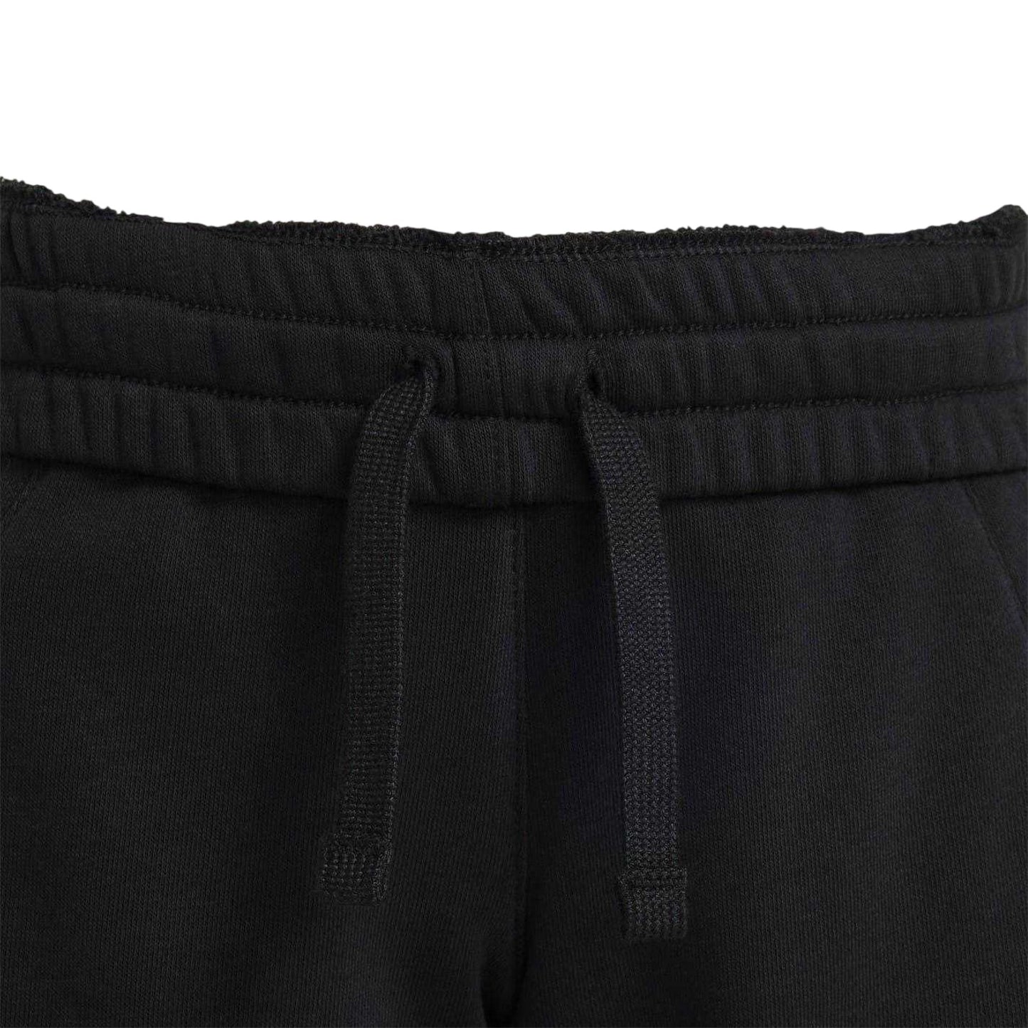 Black - Side - Nike Childrens-Kids Hybrid Fleece Sweat Shorts