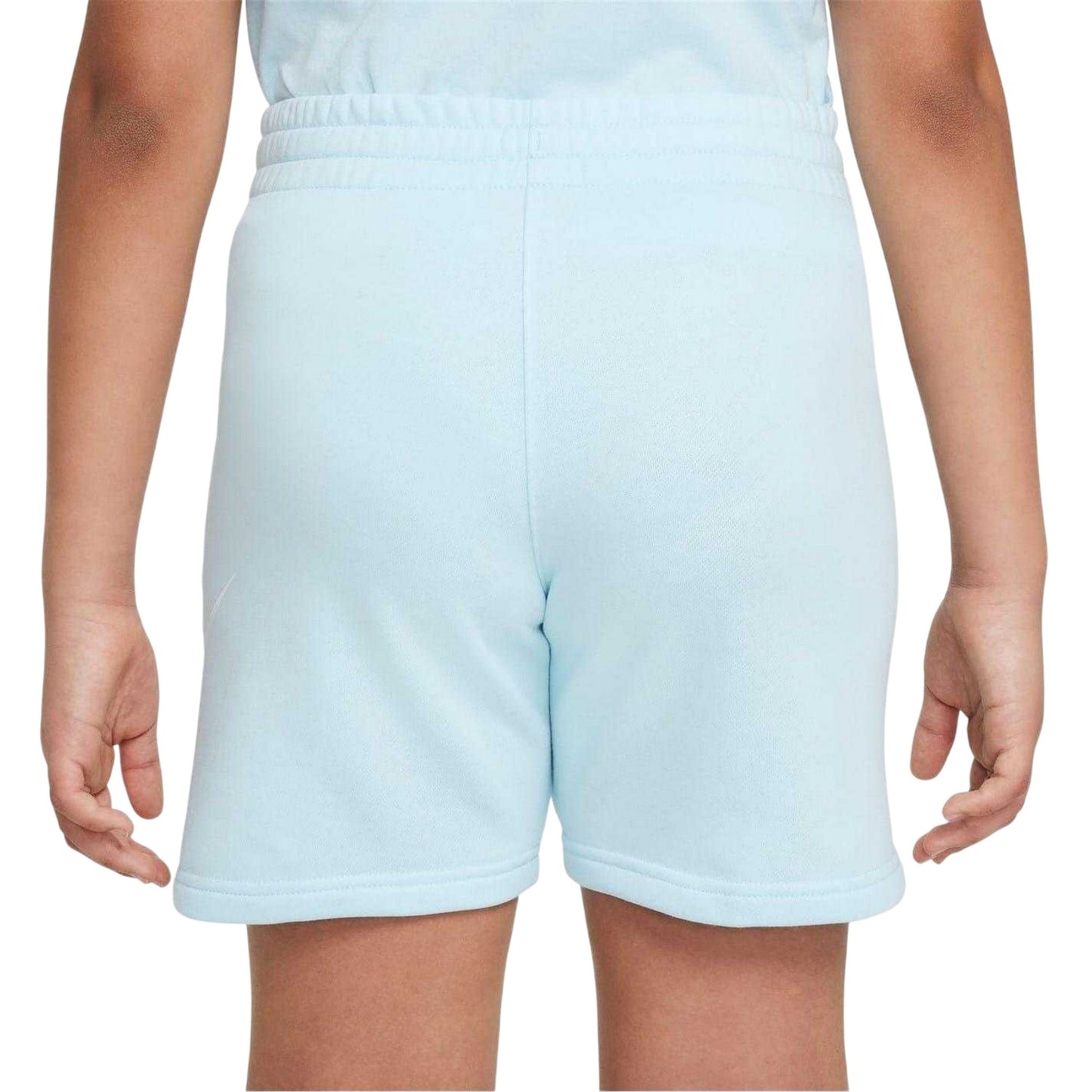 Glacier Blue - Back - Nike Childrens-Kids Hybrid Fleece Sweat Shorts