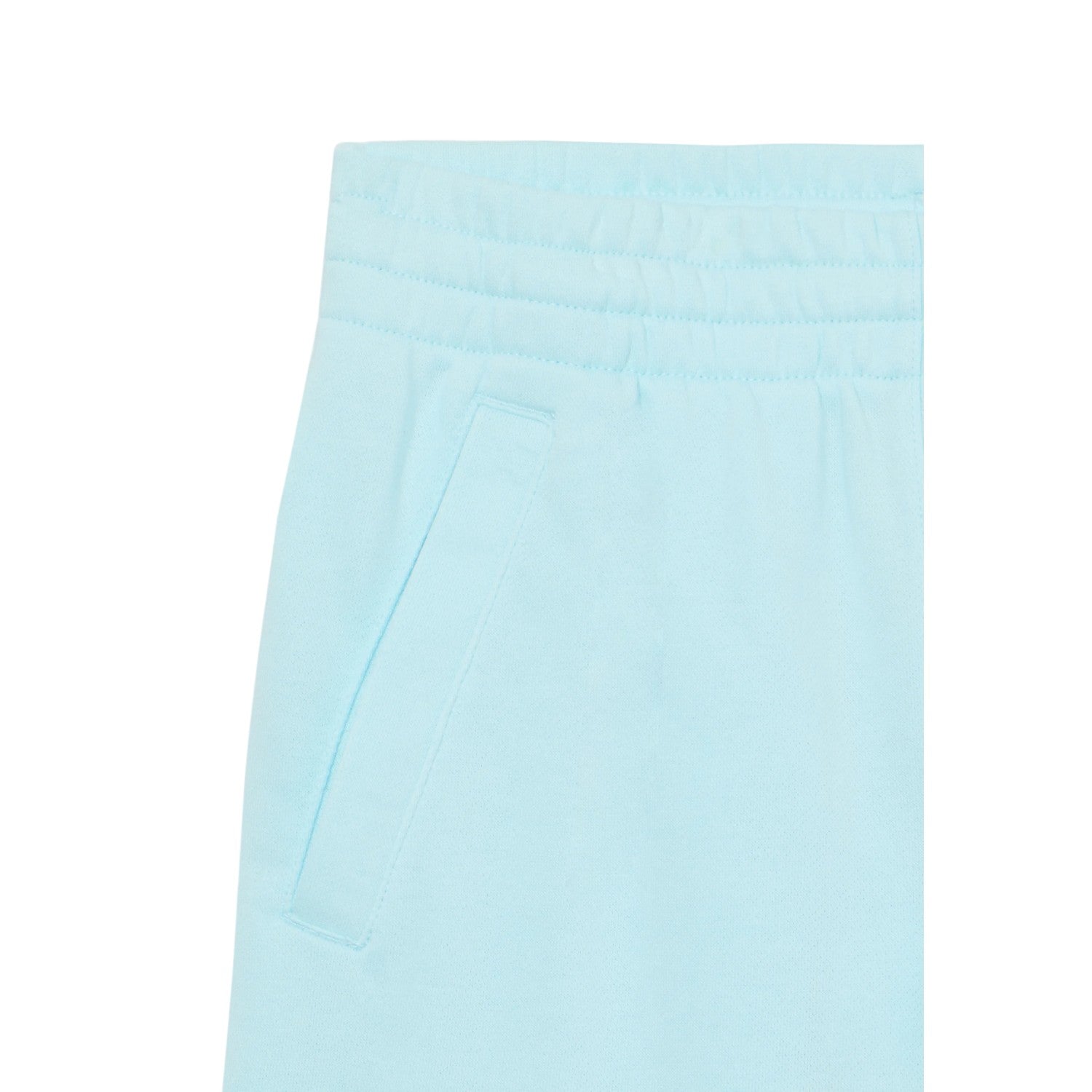 Glacier Blue - Side - Nike Childrens-Kids Hybrid Fleece Sweat Shorts