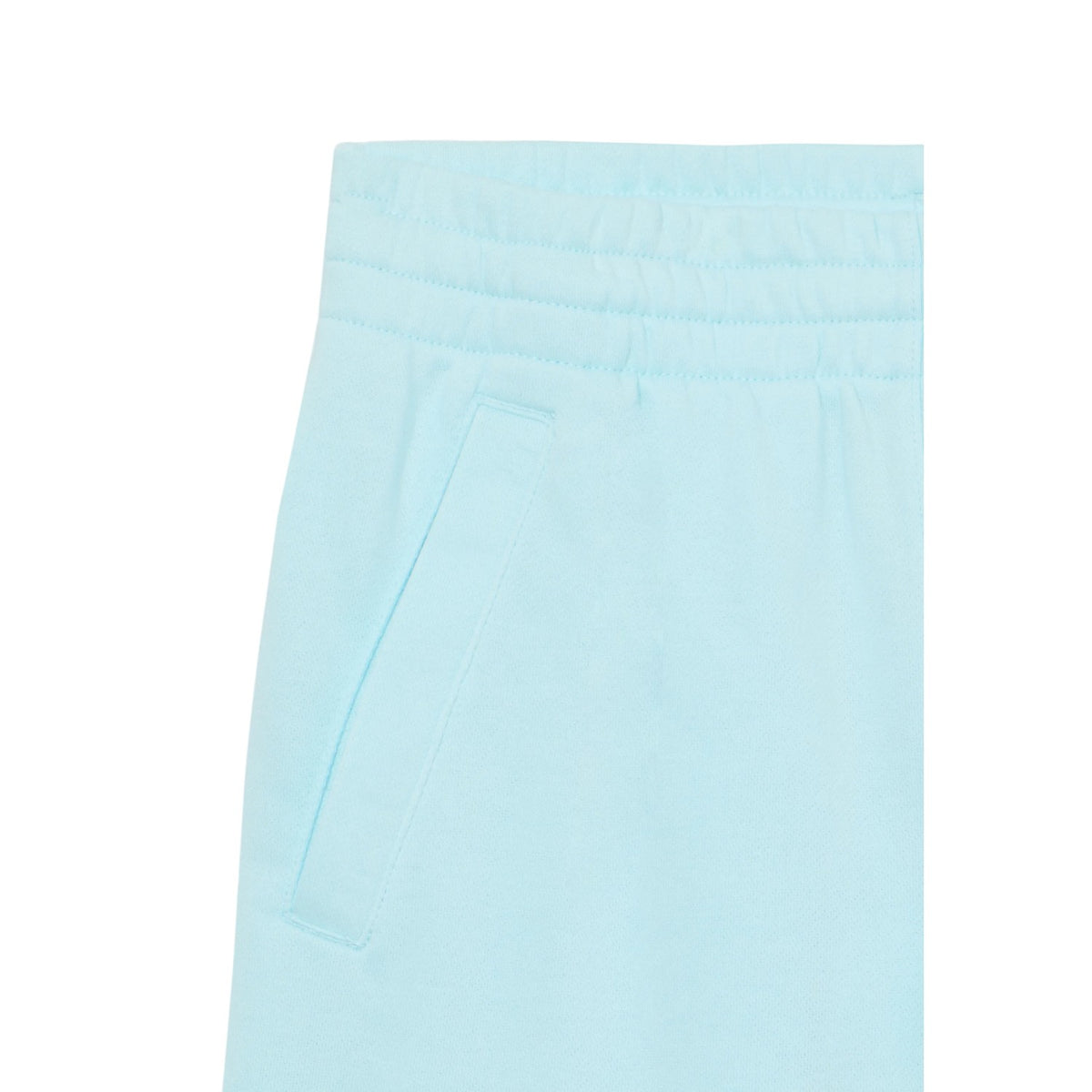Glacier Blue - Side - Nike Childrens-Kids Hybrid Fleece Sweat Shorts