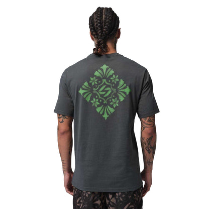 Anthracite-Lime - Back - Nike Mens Air Jordan Luka GFX T-Shirt