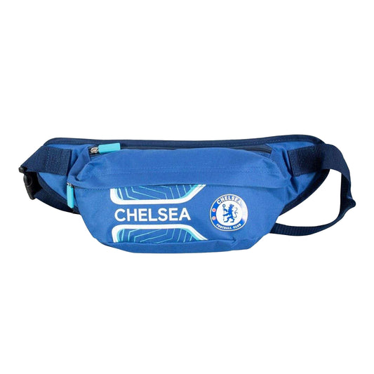 Blue - Front - Chelsea FC Polyester Football Crossbody Bag