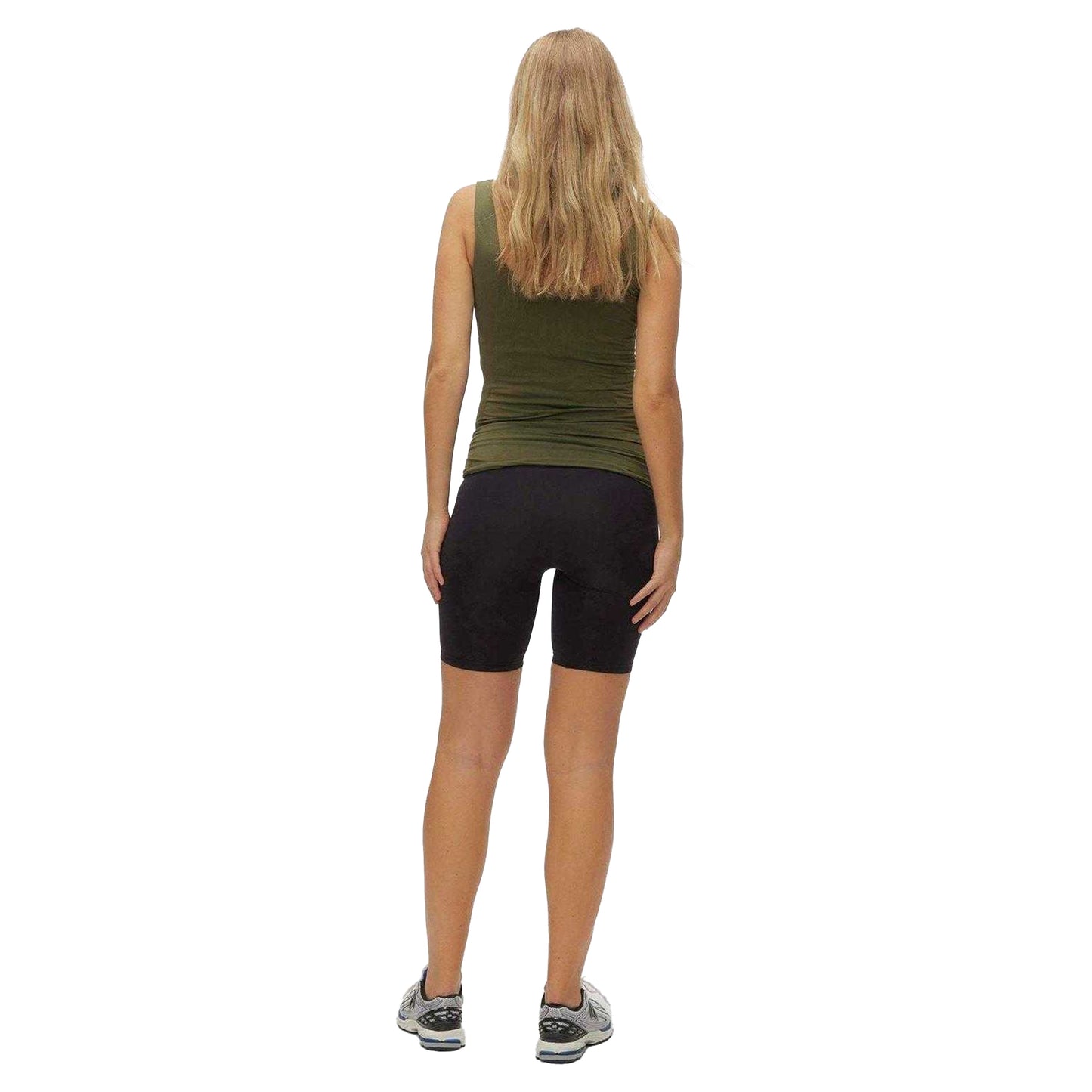 Black - Back - Mamalicious Womens-Ladies Jeanne Maternity Cycling Shorts