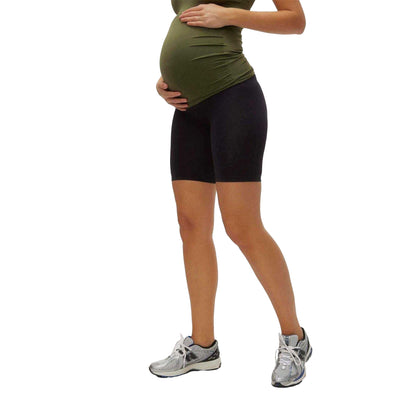 Black - Lifestyle - Mamalicious Womens-Ladies Jeanne Maternity Cycling Shorts