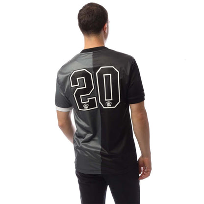 Black - Back - Mizuno Mens Footpatrol Monogram Game Football Jersey