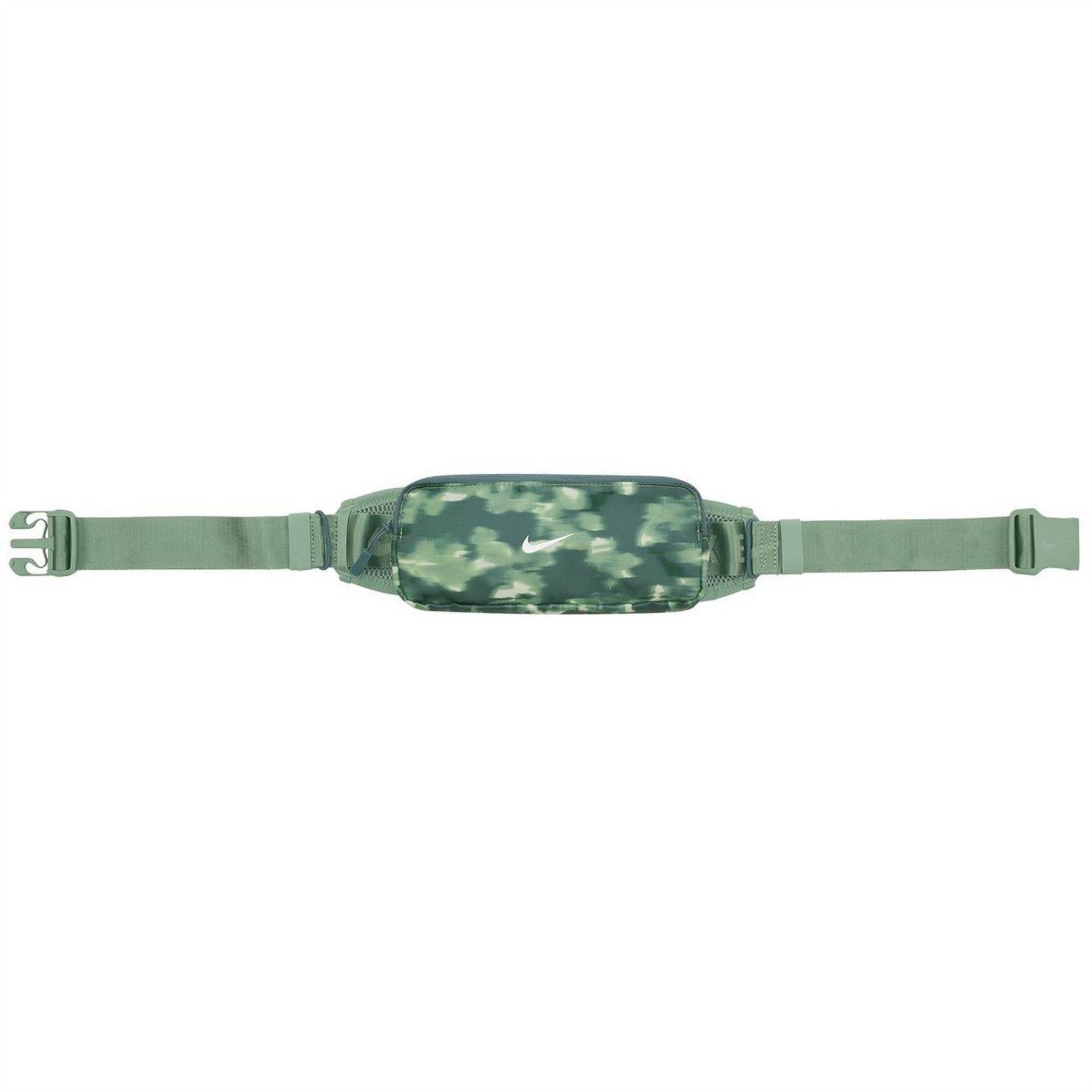 Green - Back - Nike Tempo Camo Running Waist Bag