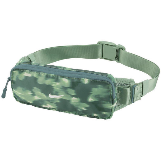Green - Front - Nike Tempo Camo Running Waist Bag