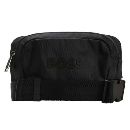 Dark Blue - Side - Boss Catch 3.0 Embossed Waist Bag
