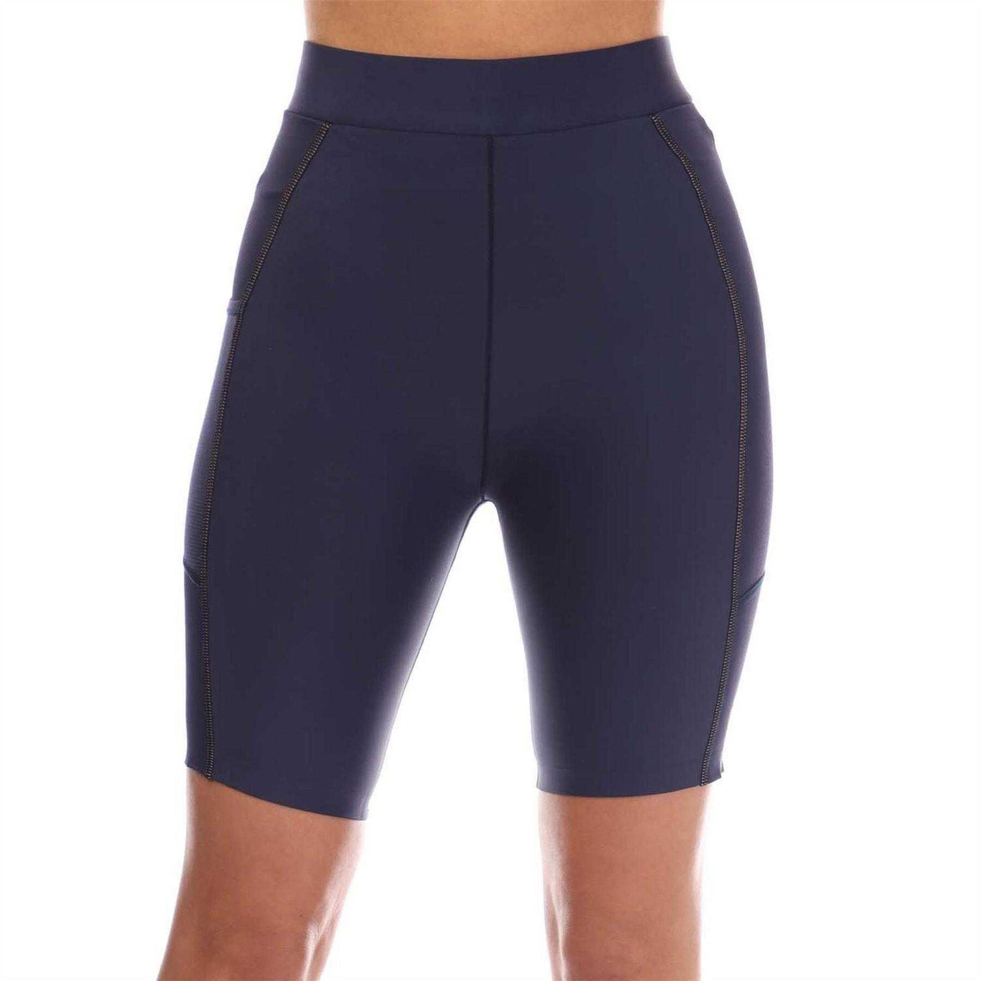Navy - Front - Skins Womens-Ladies Series-5 Cycling Shorts