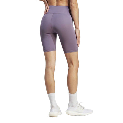 Shadow-Violet - Back - Adidas Womens-Ladies Optime Cycling Shorts