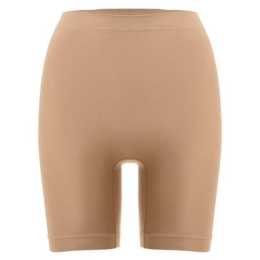 Macchiato - Front - Wolford Womens-Ladies Seamless Slim Cycling Shorts