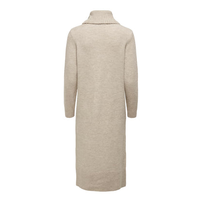 Pumice Stone - Back - Only Womens-Ladies Cowl Neck Sweater Dress