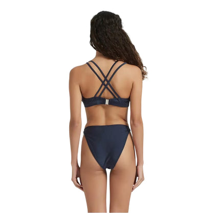 Navy - Back - Be You Womens-Ladies Embellished Bikini Bottoms