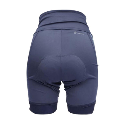 Navy - Back - Adidas Womens-Ladies Cycling Shorts