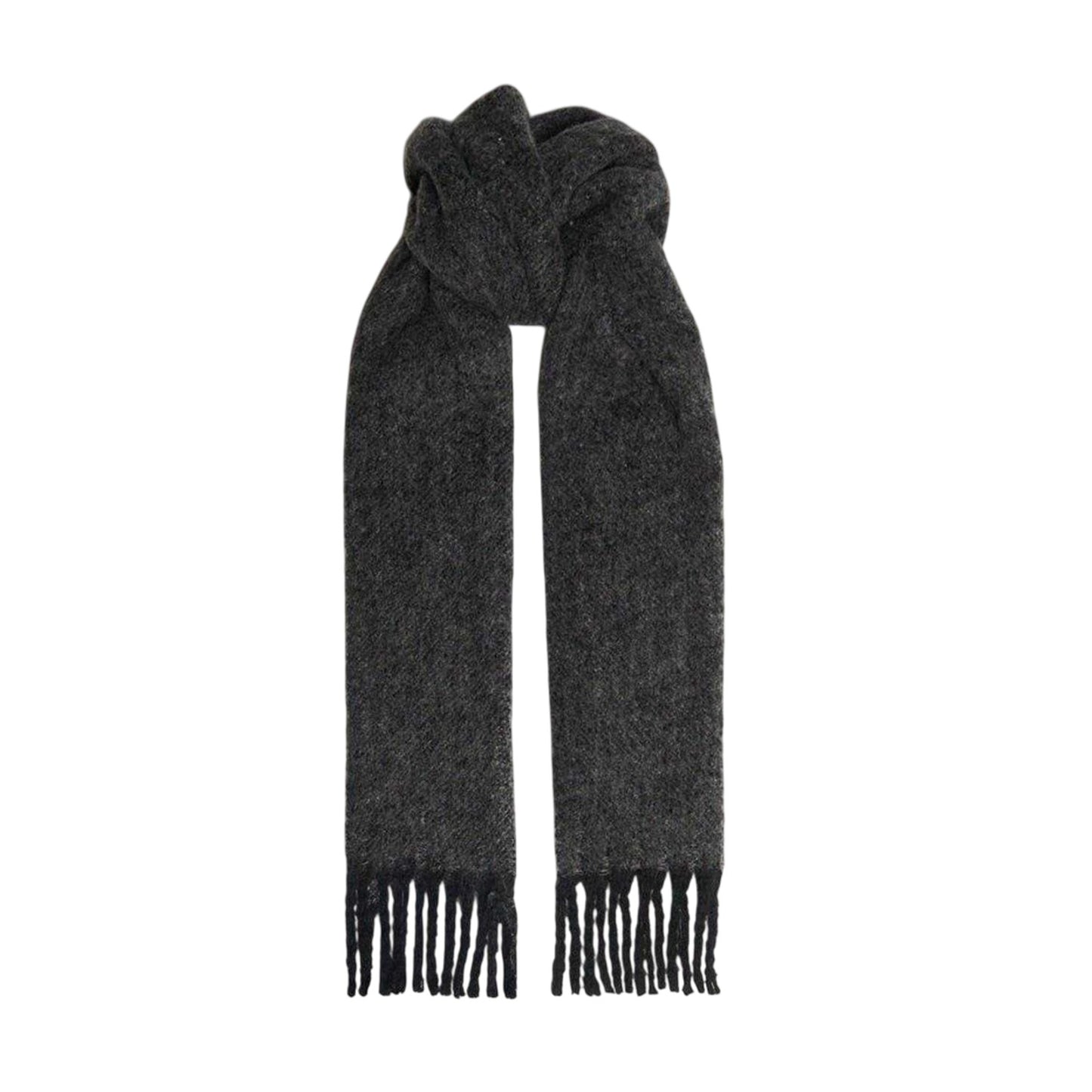 Black - Front - Sweaty Betty Chunky Knit Winter Scarf